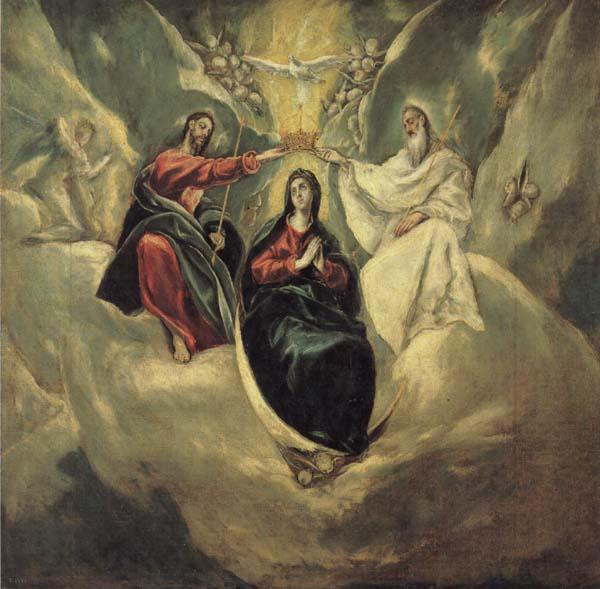 El Greco The Coronation of the Virgin